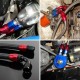 AN-12 AN12 Straight Swivel Fuel Oil Gas Line Hose End Fitting Adapter BLACK/RED