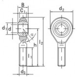 SA T/K Male Thread Rod End