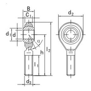 SA T/K Male Thread Rod End
