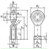 SI T/K Female Thread Rod Ends