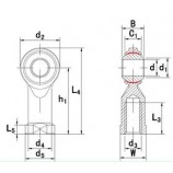 SI PK rod end Bearing
