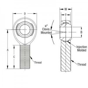 XM Series Chromoly Rod End,heim joint,rose ends