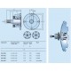 Agricultural hub bearing BAA-0006 used for farm tractor